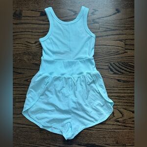 Zella Girl (Nordstrom) Girls Romper - size 9/10 - light mint green